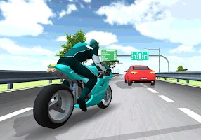 摩托车赛交通（3D） APK 屏幕截图图片 #2