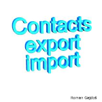Import Contacts Export Contact Apk