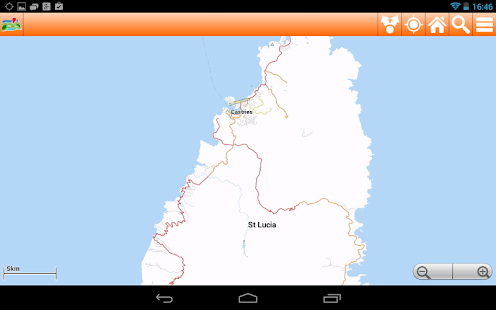 Saint Lucia Offline mappa Map Screenshots 4