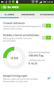 Dr.Web v.9 Anti-virus Life lic apk cracked download - screenshot thumbnail
