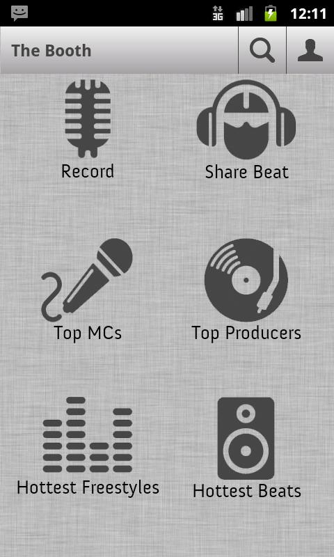 Android application The Booth Rap Studio Pro screenshort