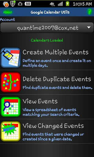 Google Web Calendar Utils