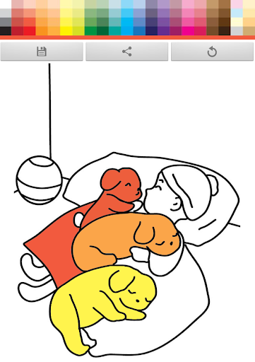 【免費休閒App】Dogs Coloring Book-APP點子