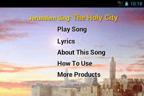 Jerusalem sings -The Holy City