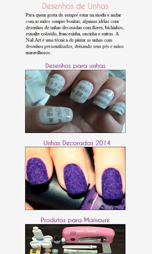 Desenhos de Unhas