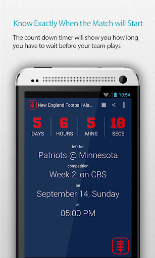 New England Football Alarm Pro