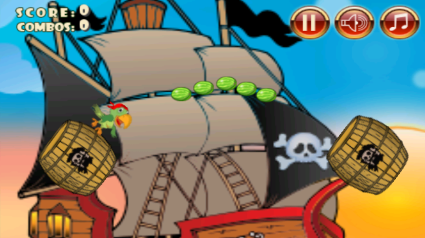 Pirate Parrot. Treasure hunt Screen 2