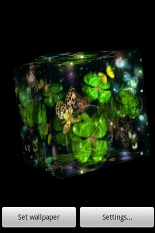 Android application 3D Lucky Clover screenshort