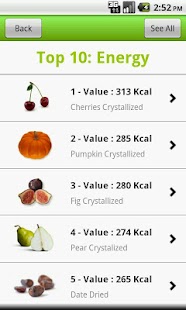 Fruits Nutrients Screenshots 3