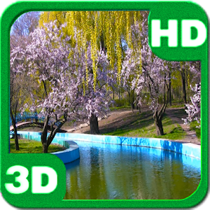 Spring Park Sakura Blossoms HD logo