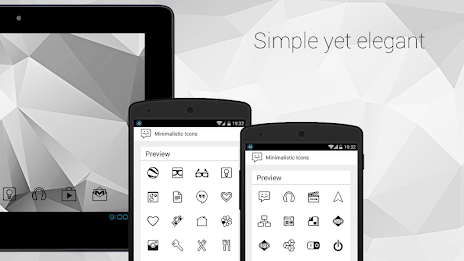 Minimalistic Icons | Black poster 12