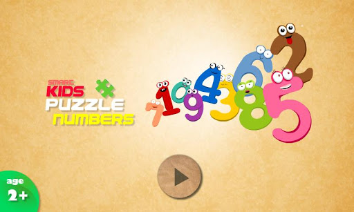 Smart kids puzzle numbers