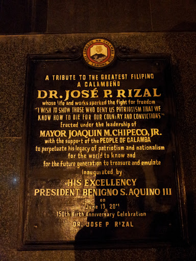 Tribute to José P. Rizal