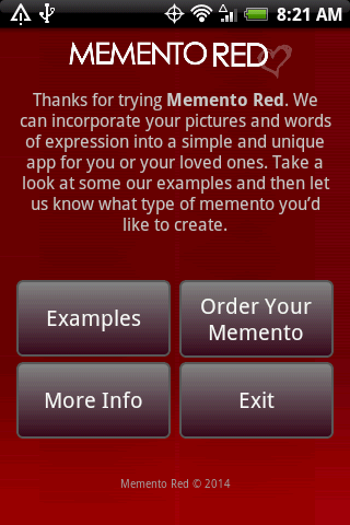 Memento Red