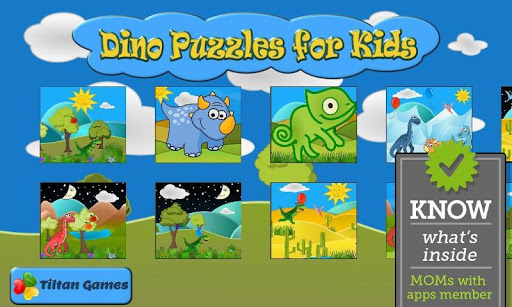 Dino Puzzle Games for Kids