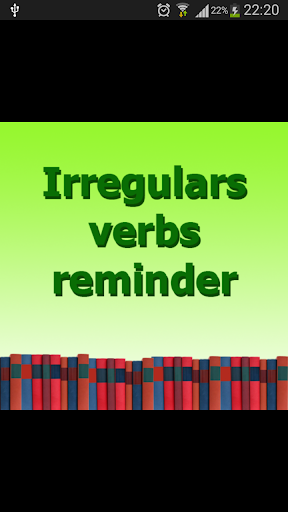 【免費教育App】Irregulars verbs reminder-APP點子