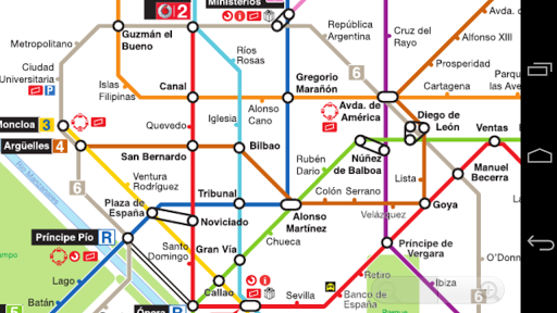 Madrid Metro Map