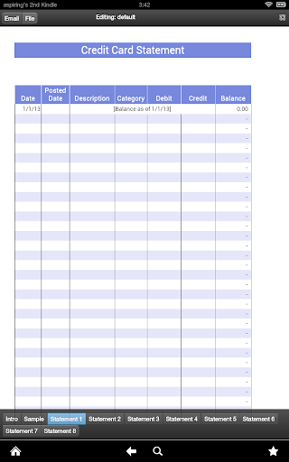 Credit Card Statement Pro