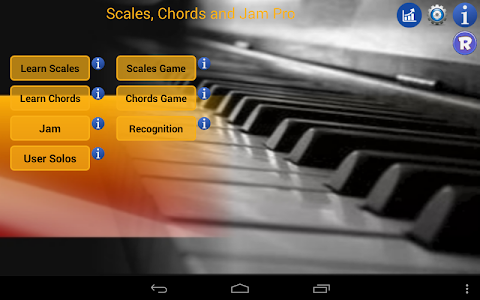 Screenshot Piano Scales Chords Jam Pro v59