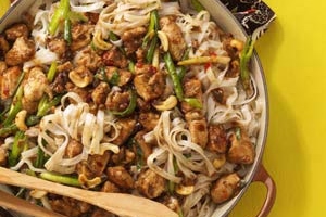 Cashew Chicken with Noodles