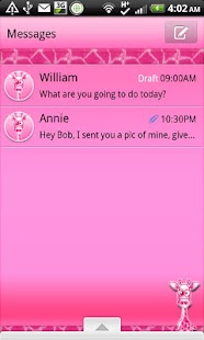 How to mod GO SMS - Pink Giraffe 1.1 mod apk for bluestacks