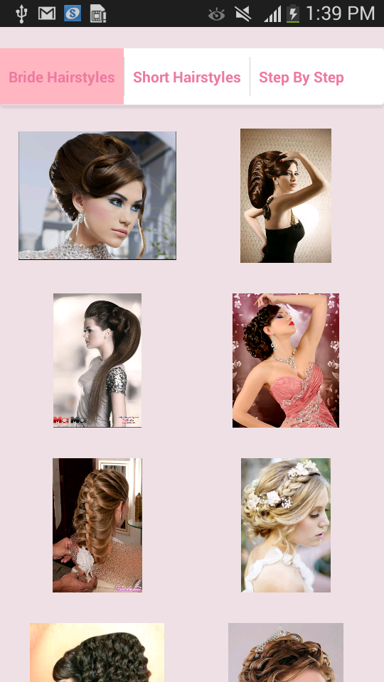 Hairstyles Screen 1