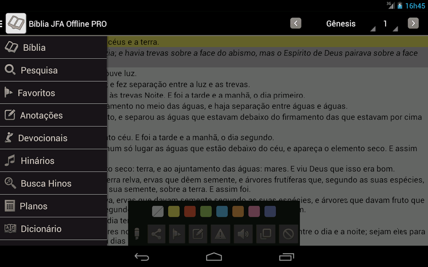 Bíblia Sagrada JFA Offline - screenshot