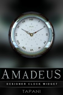 Amadeus Designer Clock Widget - náhled