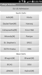 Delhi University UG Admission Screenshots 2