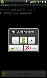 Vacation Tracker Screenshots 0