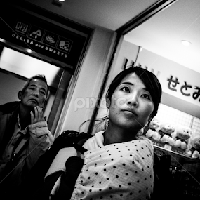 Girl by Kurt K Gledhill - Black & White Portraits & People