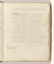 Gedicht op het zwaard waarmee Johan van Oldenbarnevelt in 1619 zou zijn onthoofd