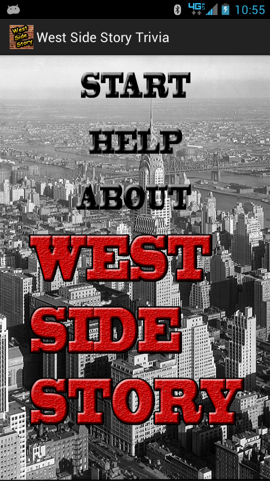 West Side Story Trivia Screen 1