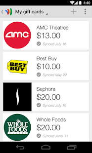 Google Wallet - screenshot thumbnail