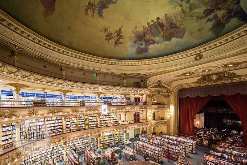 El Ateneo Bookstore in Buenos Aires, Argentina.
