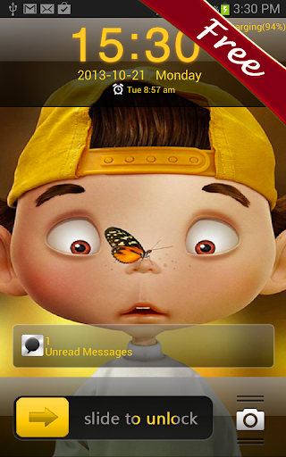 Cute Boy HD Go Locker Theme