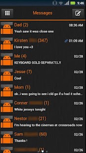 How to download GO SMS Clean Orange Theme 1.1 mod apk for pc