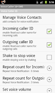 Download Voice Caller ID + SMS Lite APK for Android