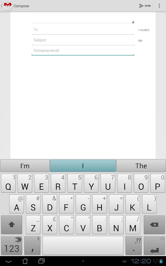 SwiftKey Tablet Keyboard - screenshot