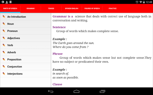 【免費教育App】English Grammar (Tablets) Free-APP點子