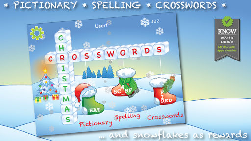 【免費教育App】My First Christmas Crosswords-APP點子