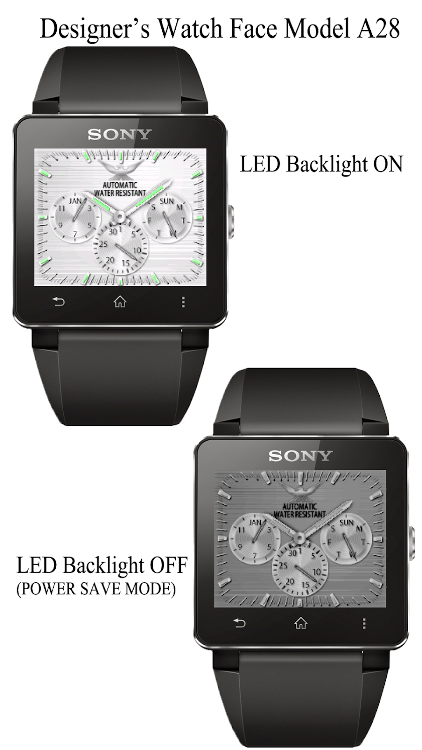 A28 WatchFace for SmartWatch2 Screen 1