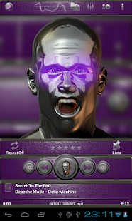 Free Download poweramp skin purple atlantis APK for Android