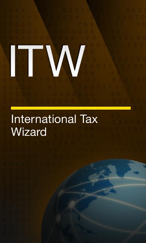 International Tax Wizard Screen 1