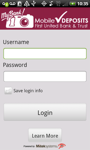 My Bank Mobile Deposits