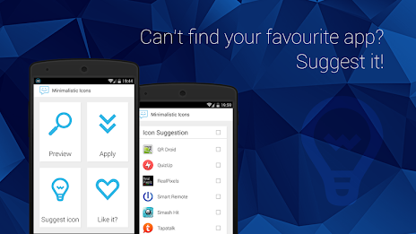 Minimalistic Icons | Blue poster 10