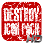 Cover Image of Download Destroy IconPack HD Apex Nova 1.0 APK