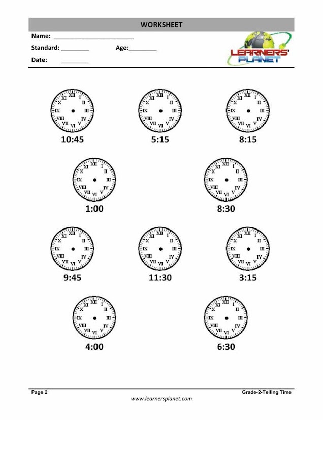 7 FREE MATHS WORKSHEETS FOR GRADE 2 ICSE