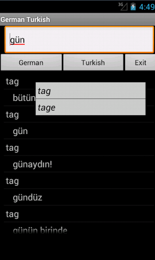 German Turkish Dictionary