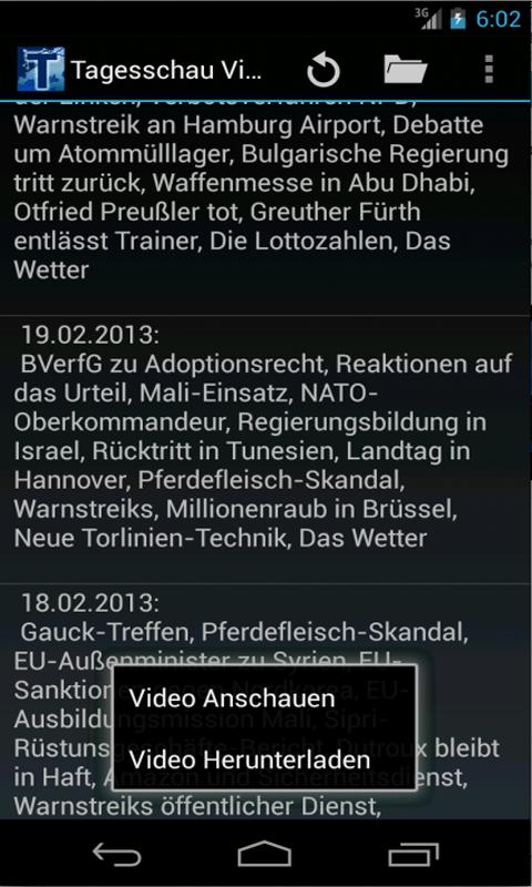Tagesschau Videos (Werbefrei) Screen 3